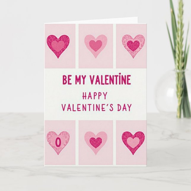 Be My Valentine Day Card (Front)