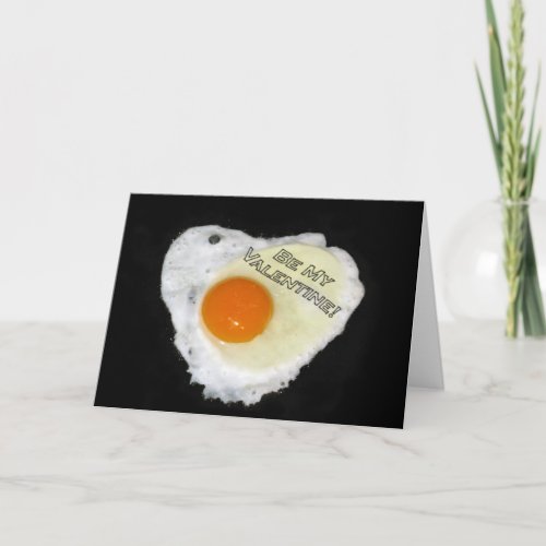 Be My Valentine Egg and Pepper Holiday Card