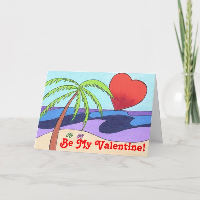 Be My Valentine! greeting card (Front)