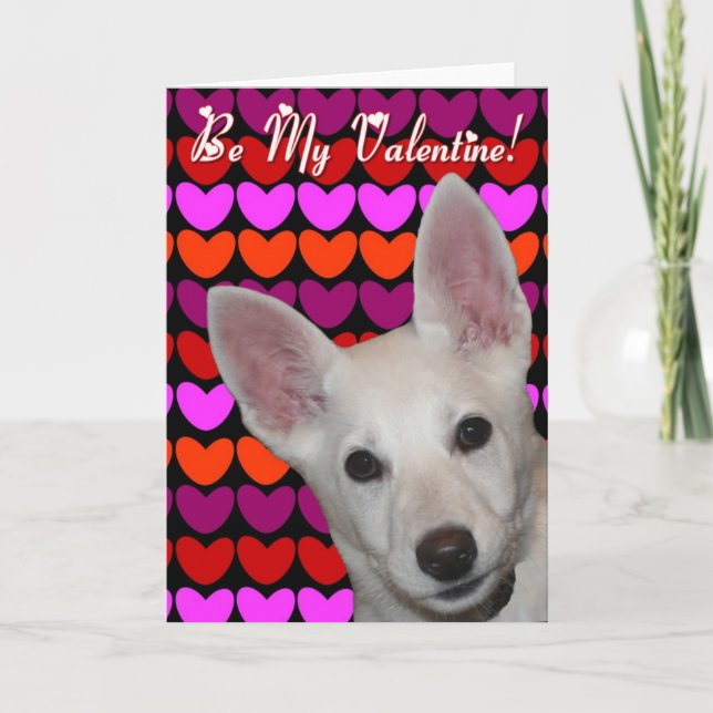 Be My Valentine Greeting Card (Front)