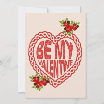 Be My Valentine Holiday card