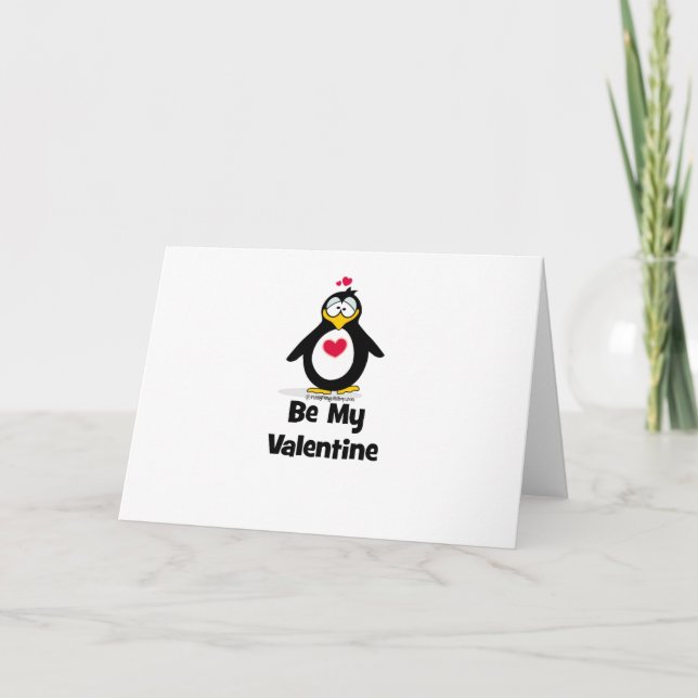 Be My Valentine Holiday Card (Front)