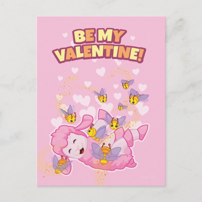 Be My Valentine! Holiday Postcard (Front)