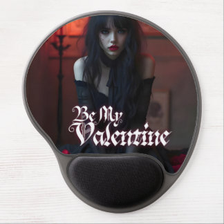 Be My Valentine in Dark Romance Gel Mouse Pad