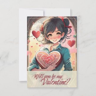 Be My Valentine in Manga Style 31470