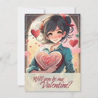 Be My Valentine in Manga Style 31470