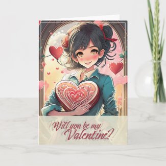 Be My Valentine in Manga Style 31470