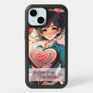 Be My Valentine in Manga Style 31470 iPhone 15 Case