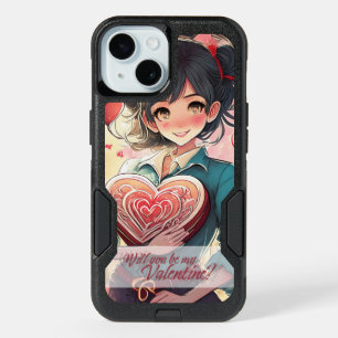 Be My Valentine in Manga Style 31470 iPhone 15 Case