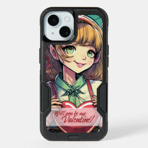 Be My Valentine in Manga Style 33419 iPhone 15 Case