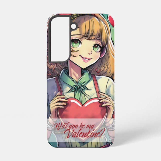 Be My Valentine in Manga Style 33419 Samsung Galaxy Case (Back)