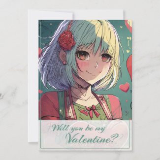 Be My Valentine in Manga Style 33420