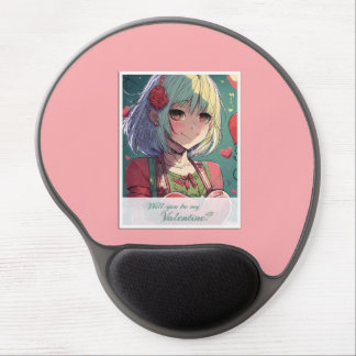 Be My Valentine in Manga Style 33420 Gel Mouse Pad