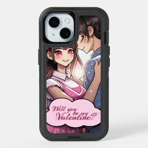 Be My Valentine in Manga Style 58477 iPhone 15 Case