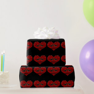 Be My Valentine Kissing Doves Wrapping Paper