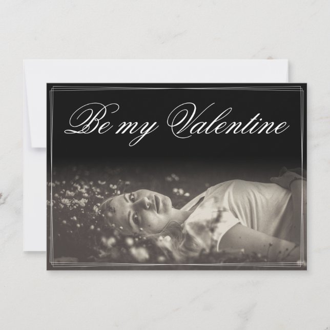 Be my Valentine - lying young woman (Front)