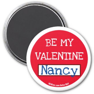 Be My Valentine Nancy magnet