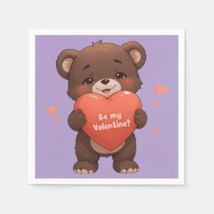 Be my Valentine? Napkins