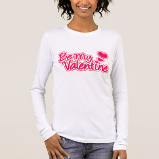 Be My Valentine pink graphic women's tee