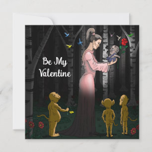 Be My Valentine Princess Card