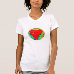 Be my valentine red heart T-Shirt