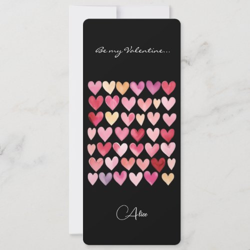 Be My Valentine _ Red Pink Yellow Hearts Bookmark