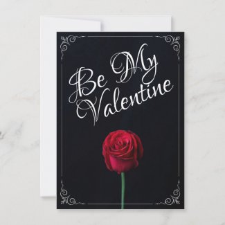 Be My Valentine - Red Rose Dark