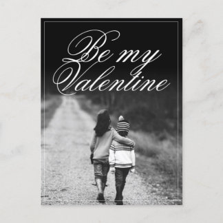 Be My Valentine - Side by Side Postcard