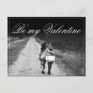 Be My Valentine - Side by Side Postcard