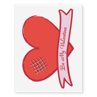 Be my Valentine Temporary Tattoos