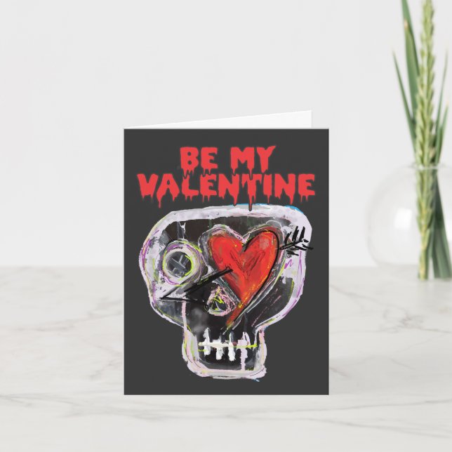 BE MY VALENTINE THANK YOU CARD (Front)