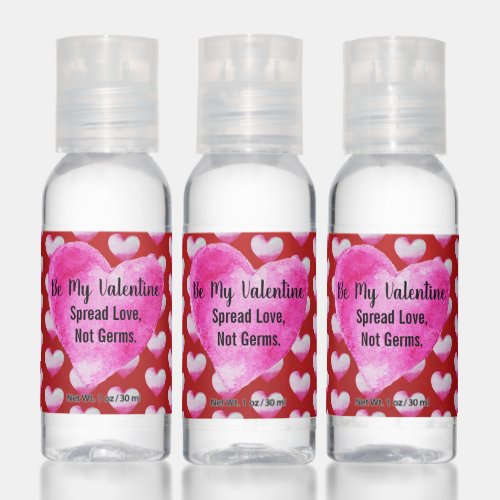 Be My Valentine Travel Bottle Set Hand Sanitizer