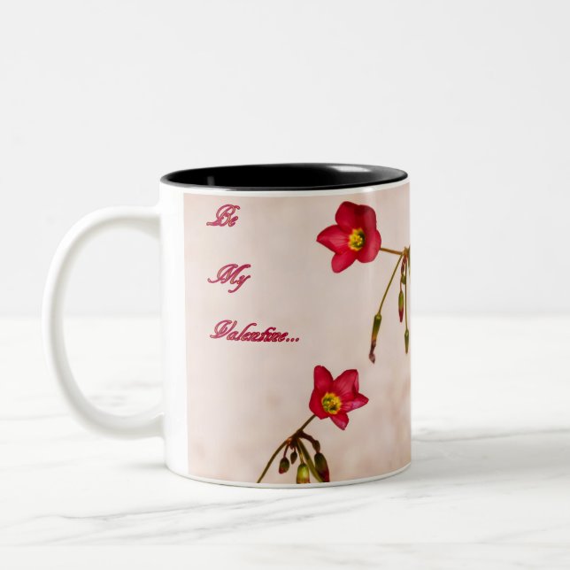 Be My Valentine Two-Tone Coffee Mug (Left)