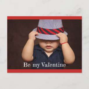 Be my Valentine Valentine's Day Photo Postcard