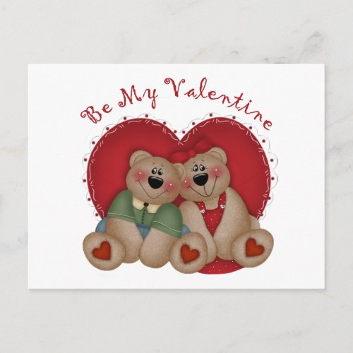 Be My Valentine Valentines Day Postcards