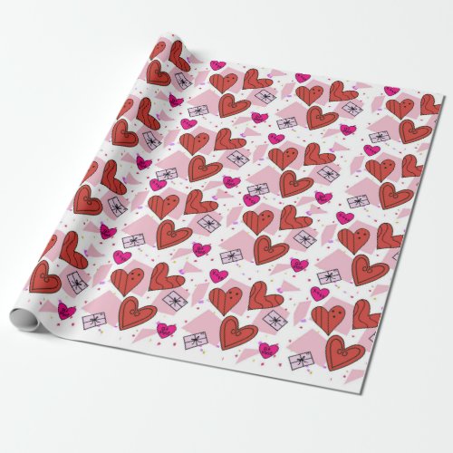 Be My Valentine Wrapping Paper