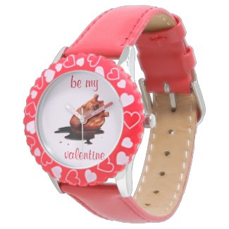be my valentine wrist watch