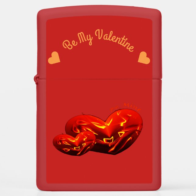 ☼ Be My Valentine ☼ Zippo Lighter (Front)