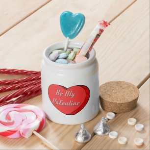 Be My Valentines Candy Heart Drawing Jar