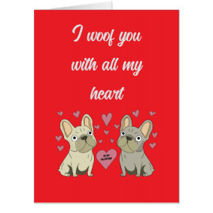 Be my Valentines, dogs Card