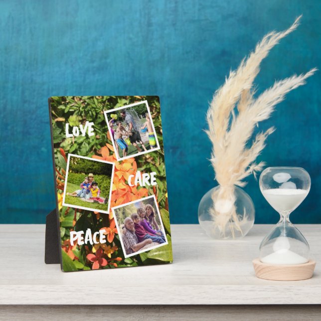 Be Natural Lovely Family Plaque (Side)