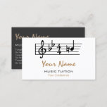 Be Natural Music Tutor Business Cards at Zazzle