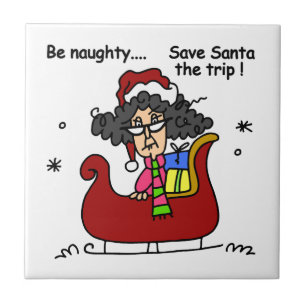 Be Naughty Ceramic Tile