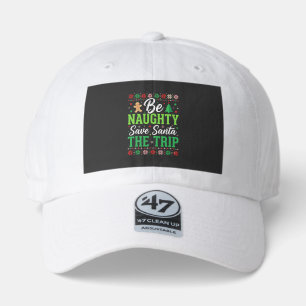Be Naughty Save Santa Funny Christmas SVG 47 Brand Hat