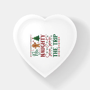 Be Naughty Save Santa Trip Gingerbread Christmas T Paperweight