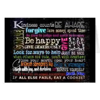 Be Nice Etc Cards