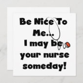 Be Nice Nurse T-shirts and Gifts (Front/Back)