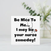 Be Nice Nurse T-shirts and Gifts (Standing Front)