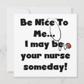 Be Nice Nurse T-shirts and Gifts (Front)