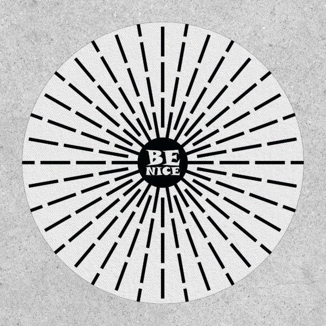 Be Nice Patch (Front)